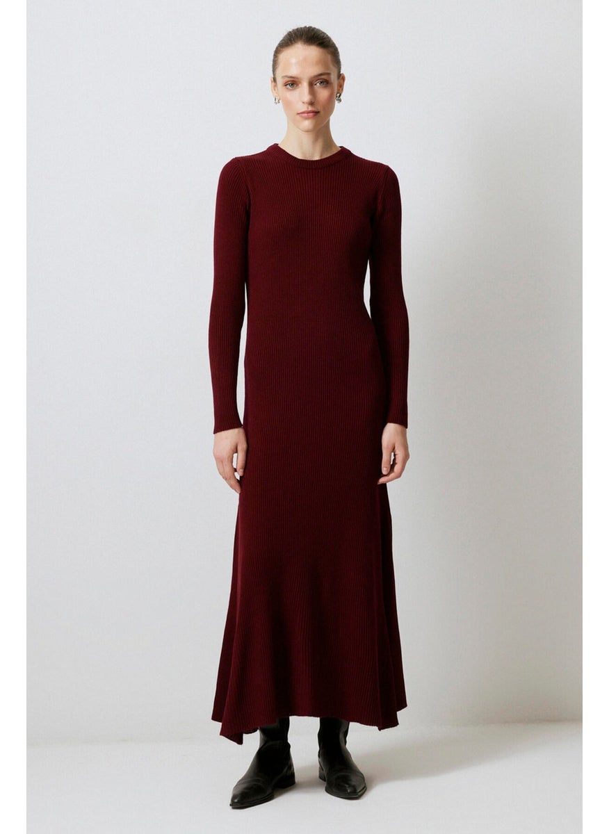 Touche - Ribbed High Collar Knitwear Dress - Image 1
