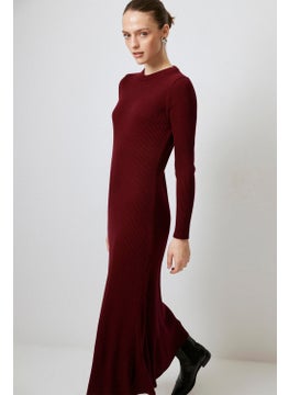 Touche Ribbed High Collar Knitwear Dress  - Image 3