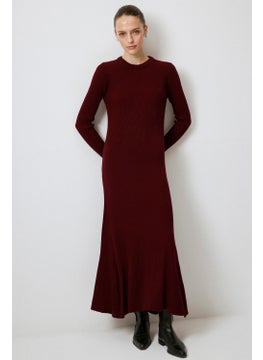 Touche Ribbed High Collar Knitwear Dress  - Image 2