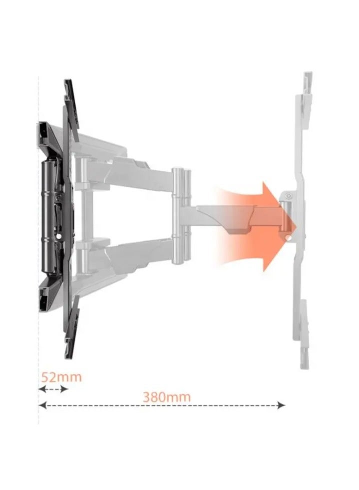 NB ERGONOMIC NB Ergonomic P6 Full Motion Wall Mount Bracket 45\"-75\" LCD LED TVs 6-Swing Arms Rack Steel Material Max VESA 600x400mm Max Load 45.5kgs  - Image 3