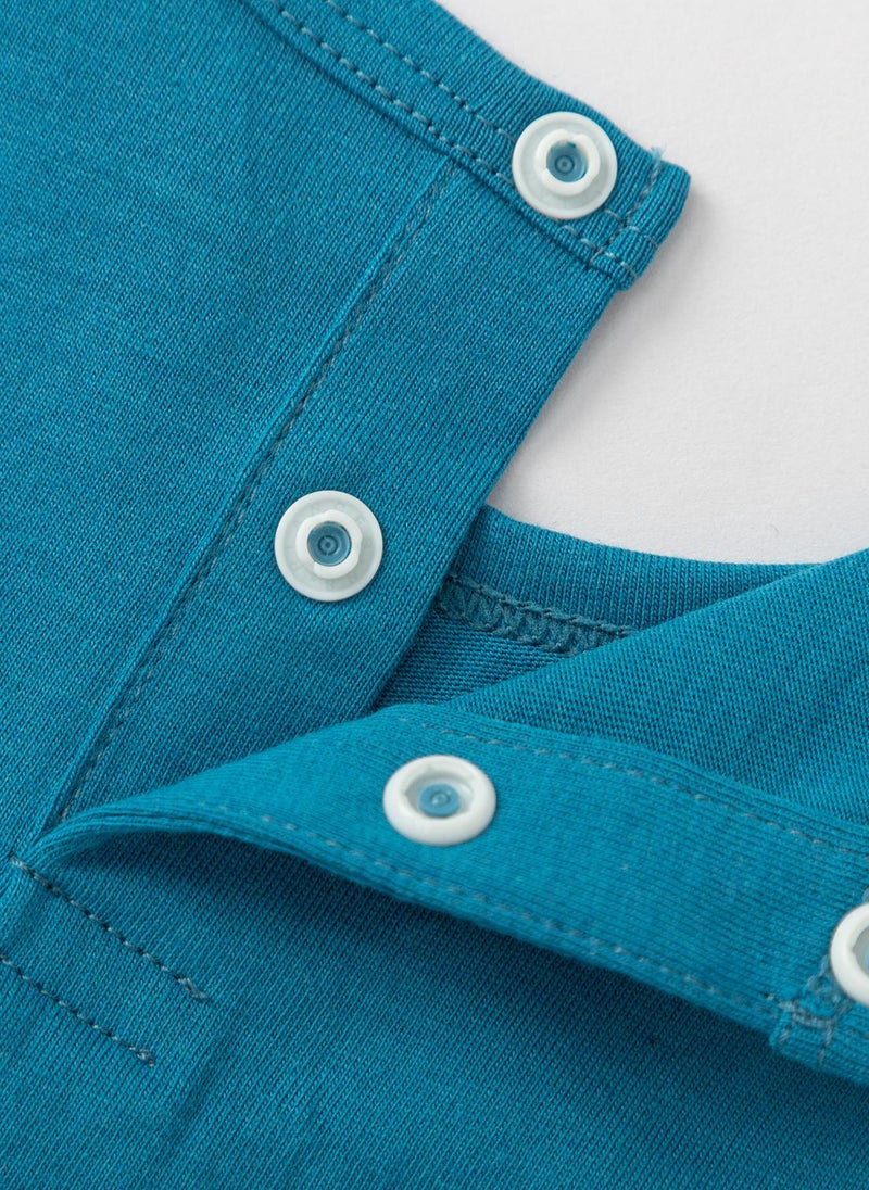 Balabala Baby Boy Round v-neck short-sleeved T-shirt - Image 3