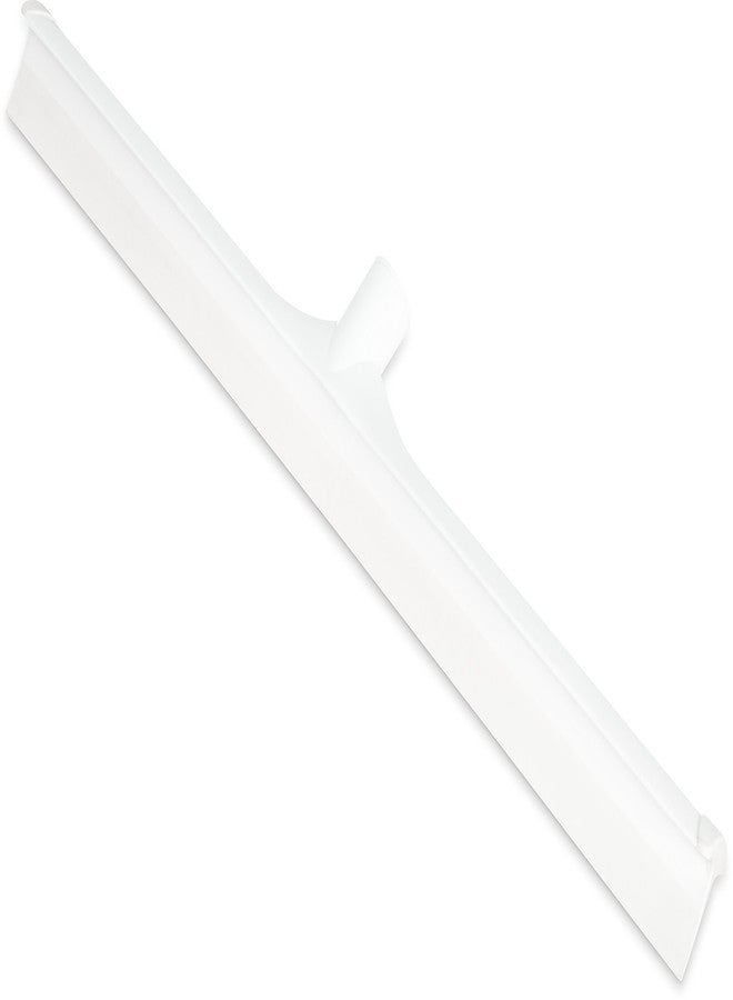SPARTA 24" Floor Squeegee Replacement Head, Seamless Rubber with Rust-Free Plastic Frame for HACCP Compliance, Heavy-Duty Industrial Use, Thermoplastic Rubber, 24 Inches, White - Image 1