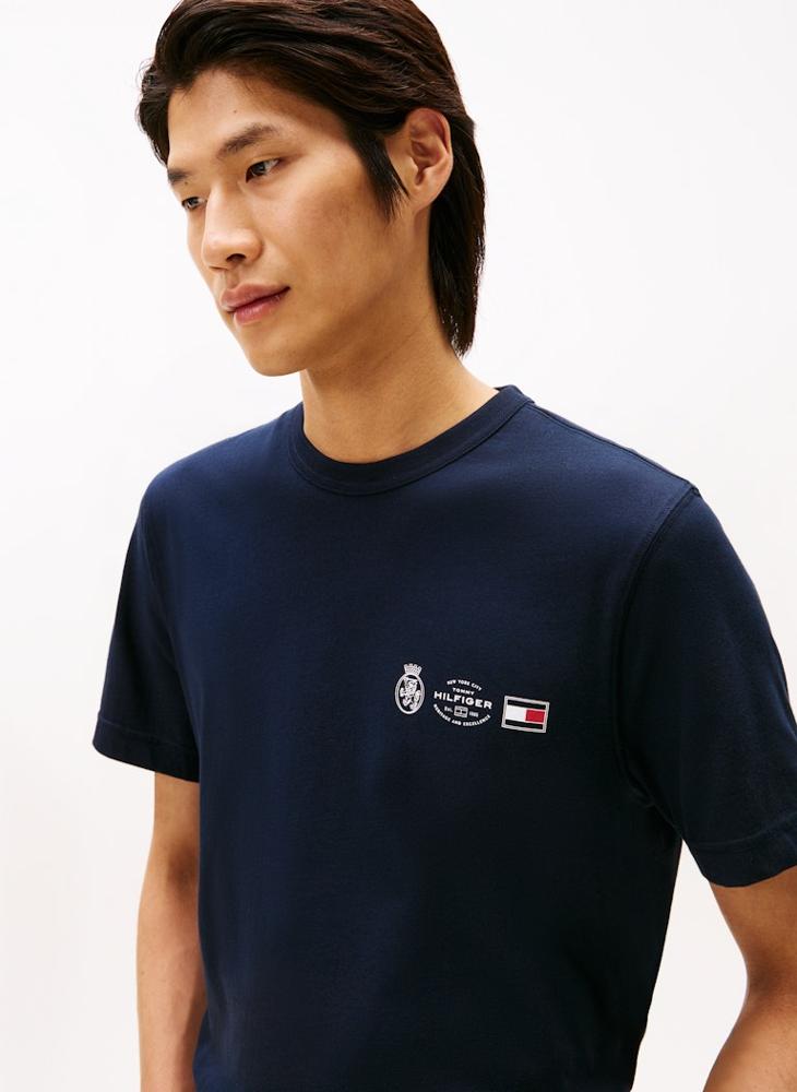 TOMMY HILFIGER Graphic Crew Neck T-Shirt - Image 3