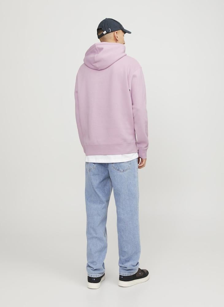 JACK & JONES Logo Print Pull Over Hoodie  - Image 2