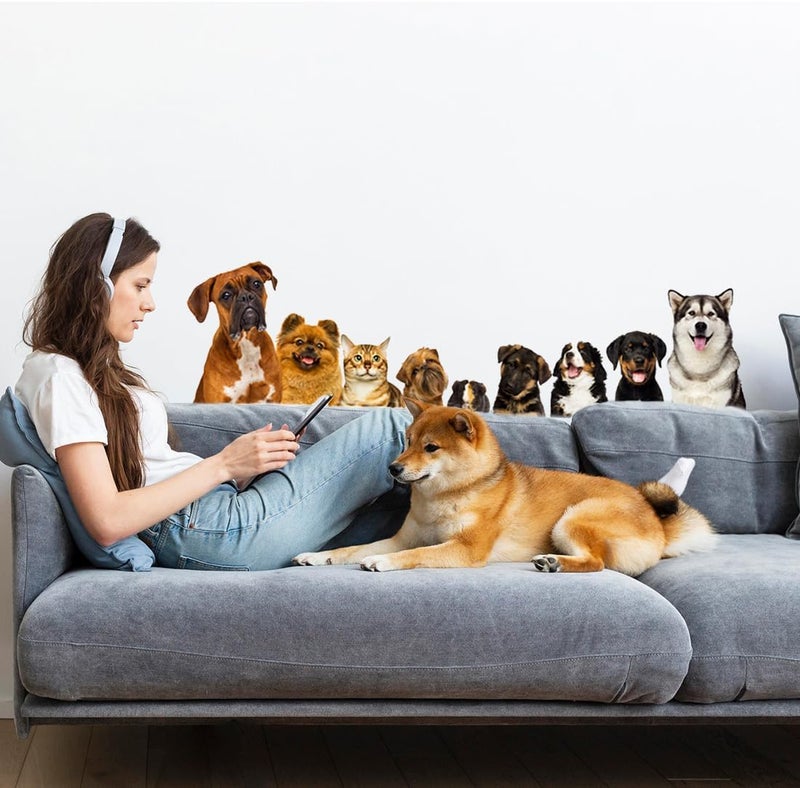 LZYMSZ Dog Wall Stickers 30120cm Art Pet Decal Decor Vinyl Home Decoration Puppy Cats Living Room Painting Kitchen Pets Animals Stickers Design - Image 3