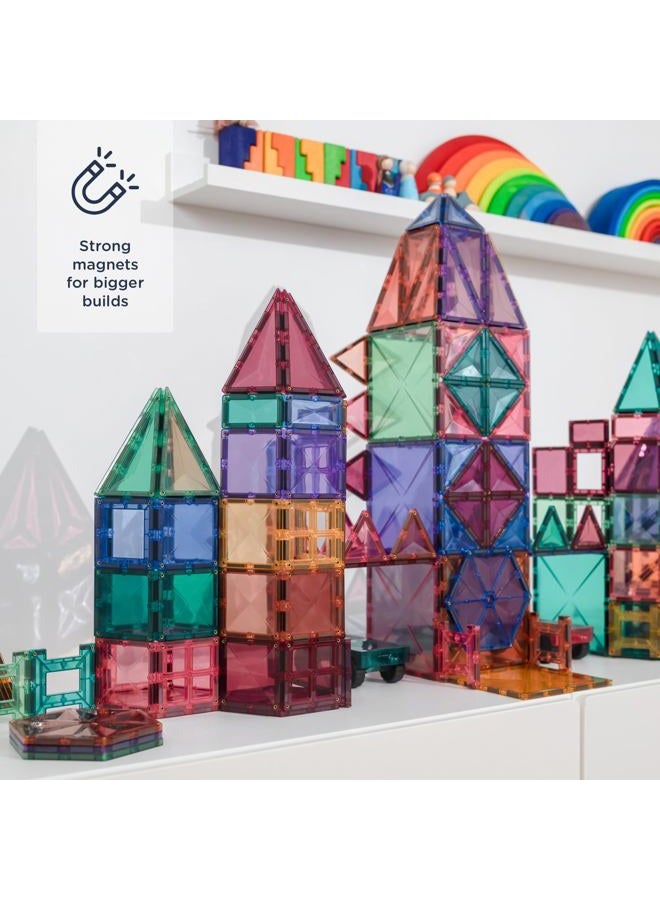 Connetix Pastel Mega Magnetic Tiles 202-Pieces Set - Image 2