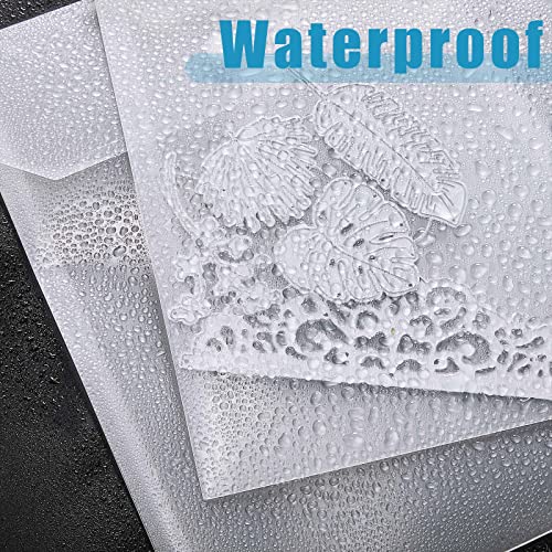 Clabby 30 Pieces Large Stamp and Clear Die Storage Pockets Scrapbooking Storage Envelopes Cutting Dies Stencil Organizer Holder Album Embossing Crafts Card(5 x 7 Inch) - Image 4