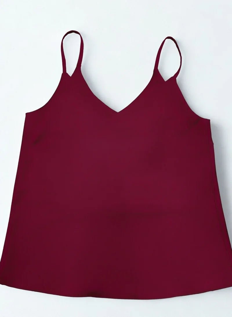 Lalele SLEEVELESS SATIN CAMI TOP