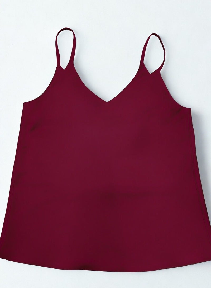 Lalele SLEEVELESS SATIN CAMI TOP - Image 2