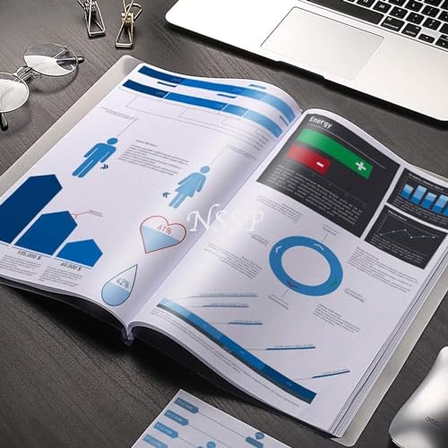 NSSP™ Plastic File Folder for Document Sliding Bar Report Covers,30 Sheet Capacity, Transparent Resume Presentation File Folders Organizer Binder for A4 Size Paper. (Pack of 30 Pieces) (Transparent) - Image 4