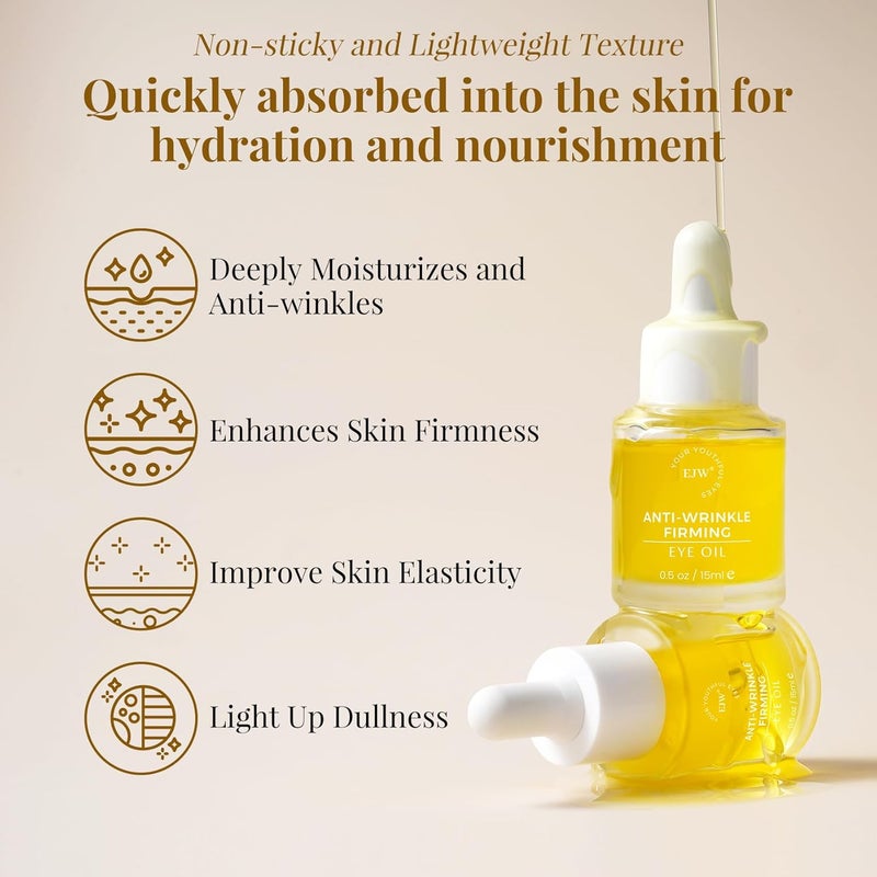 EJW Revive Eye Serum with Gentle Retinoid Correction for Under Eye Bags Wrinkles Puffiness Fine Lines and Crows Feet Hydrating Firming AntiAging Elevates Radiance and Revives Skin 05 oz - Image 5