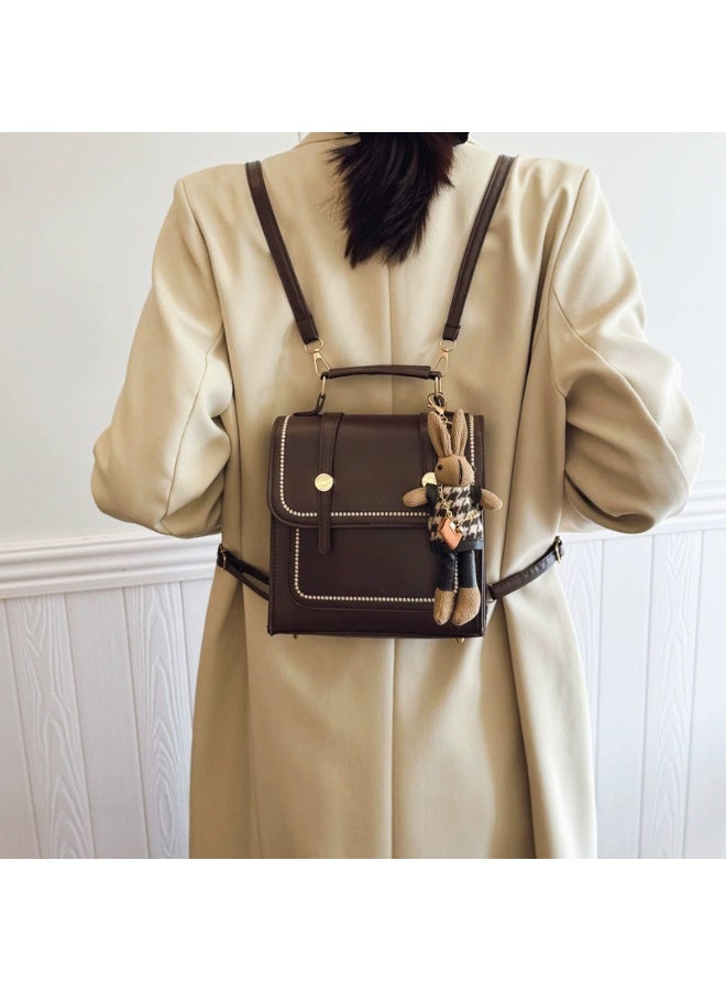 British Style Bag Versatile Backpack Women's Retro Outward Travel Backpack - Image 2