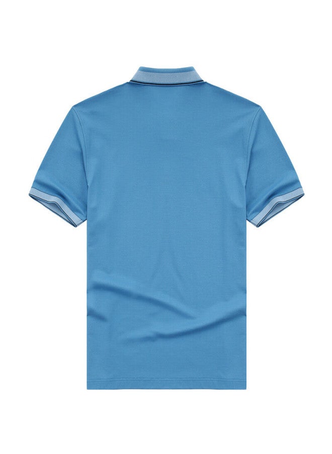 Youngor Men's T-shirt, Summer Casual Short-sleeve T-shirt For Young Men, Gspc533019hca, Gray-blue, Size S - Image 1