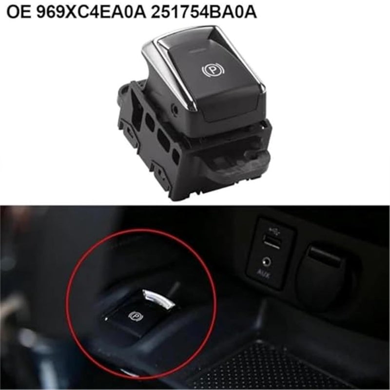 DEMULAX Electronic Handbrake Button Switch for Qashqai - Image 3