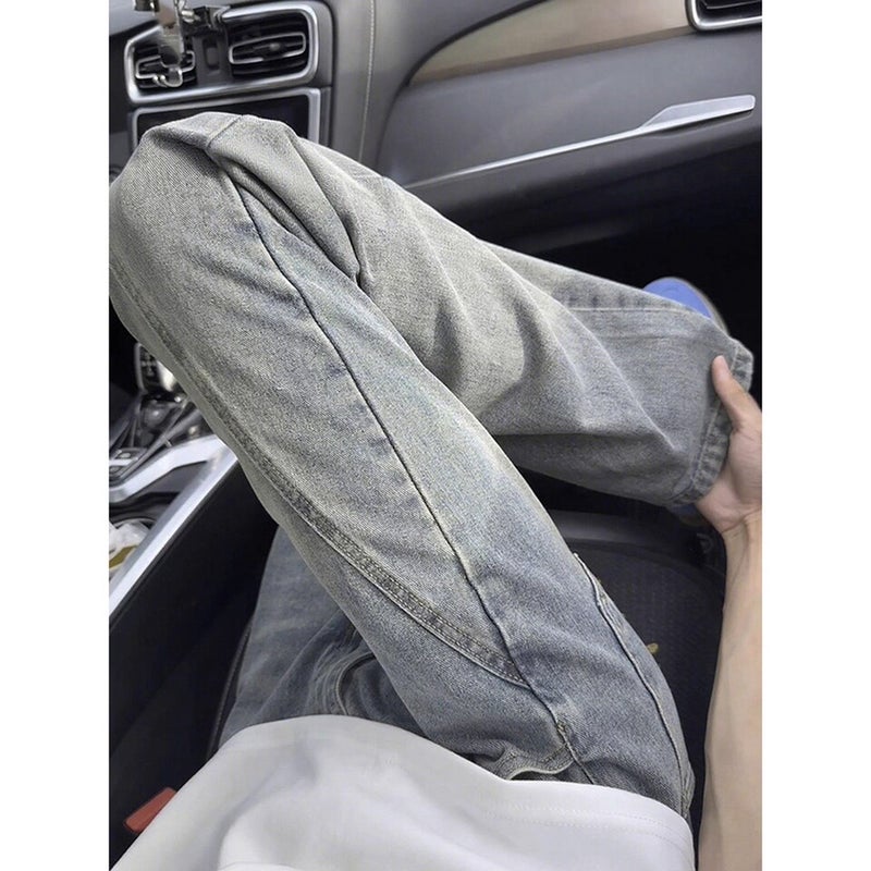 Unisex Classic Denim Jeans Loose Fit Daily Outdoor Wear - Image 4