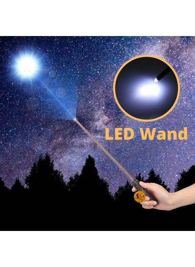 Sage Square Sage Square Classic LED Illuminating Handcrafted Harry The Boy Who Lived Magic Wizard Sorcerer's Potter Wand, Elegant Stick Collectible Cum Cosplay Accessory (34 Cms Long), Multicolor  - Image 3