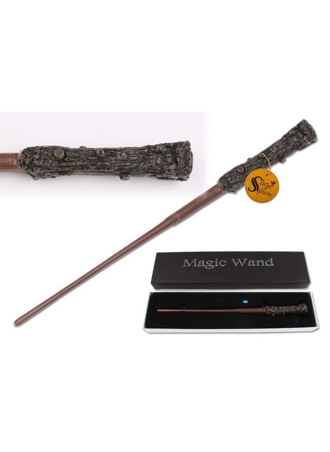 Sage Square Sage Square Classic LED Illuminating Handcrafted Harry The Boy Who Lived Magic Wizard Sorcerer's Potter Wand, Elegant Stick Collectible Cum Cosplay Accessory (34 Cms Long), Multicolor  - Image 1