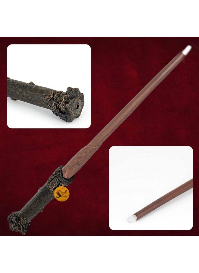 Sage Square Sage Square Classic LED Illuminating Handcrafted Harry The Boy Who Lived Magic Wizard Sorcerer's Potter Wand, Elegant Stick Collectible Cum Cosplay Accessory (34 Cms Long), Multicolor  - Image 5