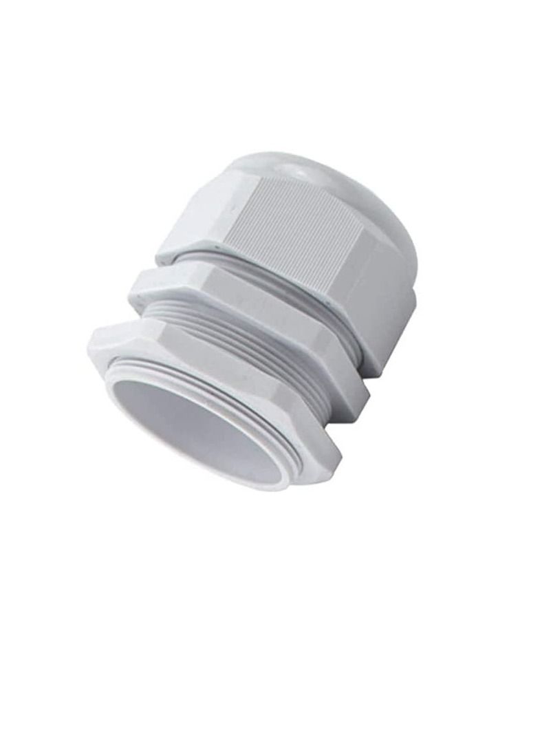 Armoured Cable Gland Kit for Outdoor Sockets and Junction Boxes & Industrial Use with Lock Nut PVC Shroud and Earth Tag (25S, CW) - Image 3