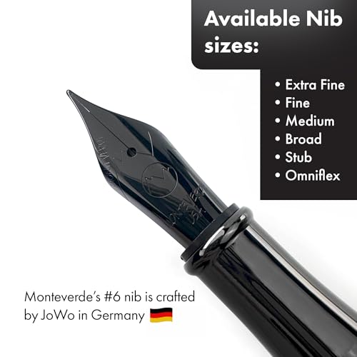 Monteverde Invincia Vega Starlight Purple Fountain Pen - Fine Nib, Artistic Design, Precision Writing Instrument - Image 5