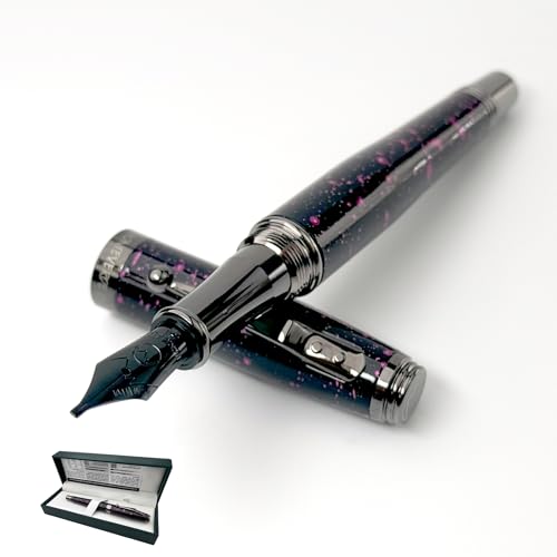 Monteverde Invincia Vega Starlight Purple Fountain Pen - Fine Nib, Artistic Design, Precision Writing Instrument - Image 1