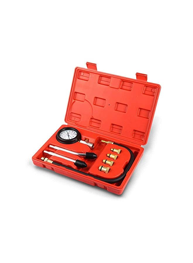 PROMASS Car Petrol Engine Compression Tester Kit Universal Push On Gauge Set  - Image 2