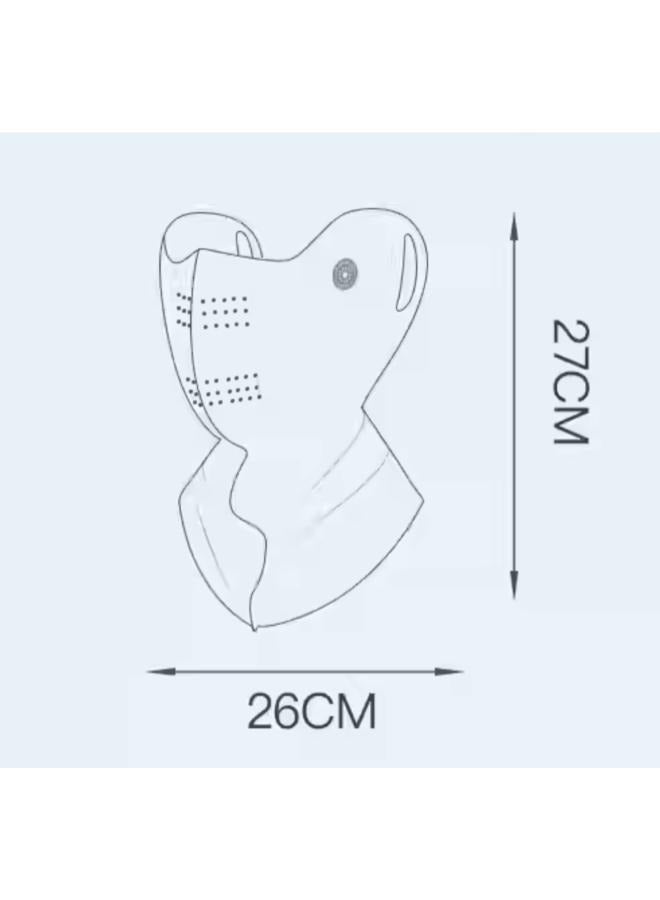 UPF50+ Summer Thin Breathable Sunscreen Mask for Outdoor Activities - Image 2