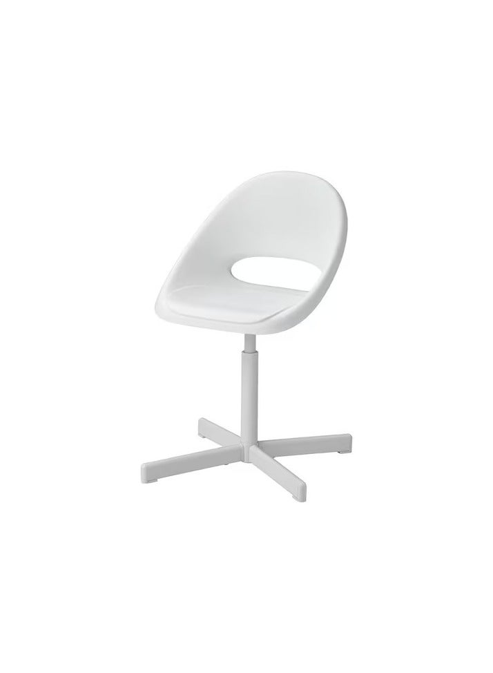 كرسي مكتب للأطفال، أبيض - Image 1