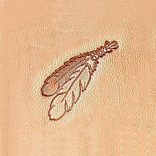 Tandy Leather 3d Stamping Tool 2 Feather - Image 1