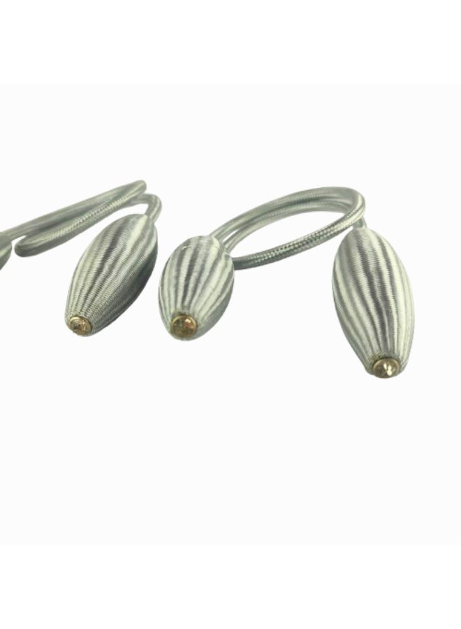 Decorative Curtain Tiebacks 2 Pieces – Elegant Rope Holdbacks for Stylish Curtain Arrangement at Home & Office - Image 2