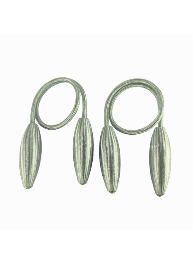 Decorative Curtain Tiebacks 2 Pieces – Elegant Rope Holdbacks for Stylish Curtain Arrangement at Home & Office - Image 1