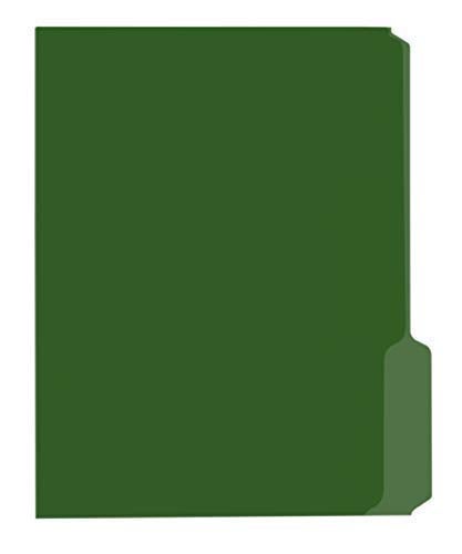 The File King 1/3 Cut Dark Green File Folders Letter Size - 100 Pack | Colored Manilla Folders 8.5 x 11 | USA Made | Assorted 3 Tab Color Manila File Folder | Office Supplies | Basic Filing Folder - Image 5
