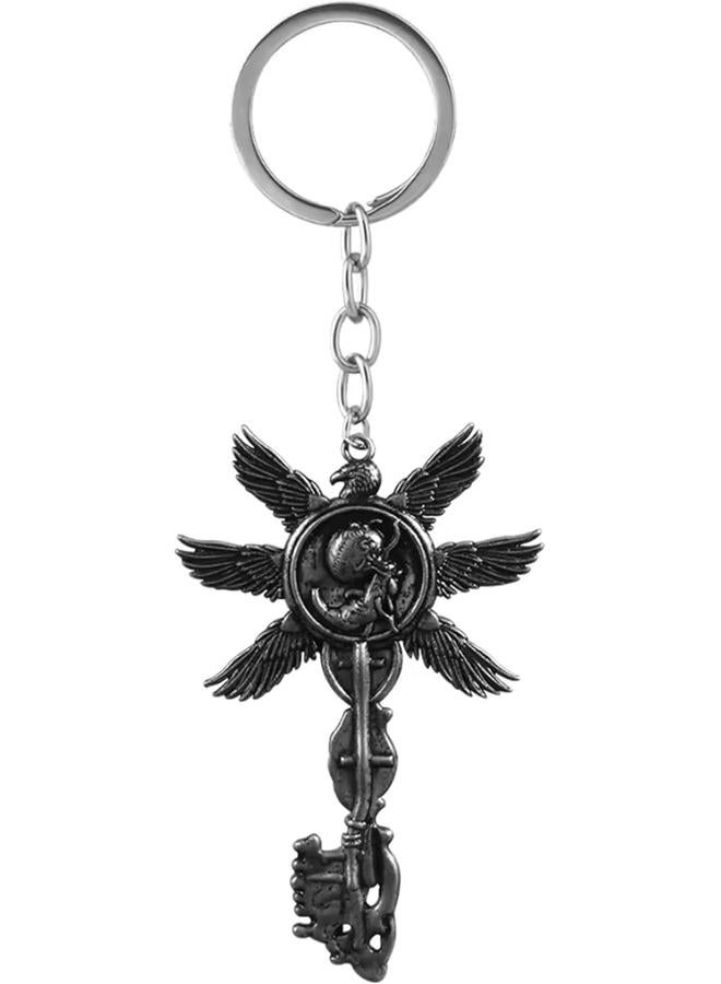 الأزرق جي دبليو سلسلة مفاتيح retsamradassaT Horror Game Resident Theme Evil 8 Village، قياسية - Image 1