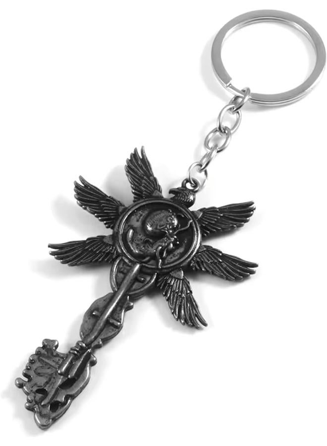 الأزرق جي دبليو سلسلة مفاتيح retsamradassaT Horror Game Resident Theme Evil 8 Village، قياسية - Image 4