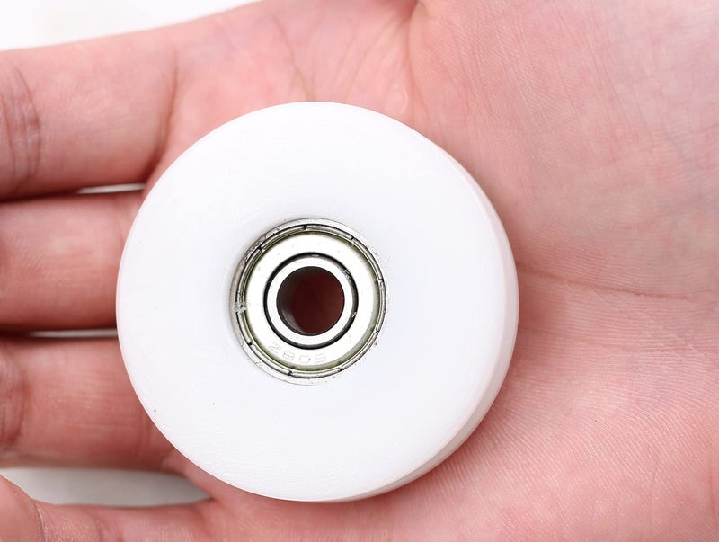 Preamer 2 PCS 50mm U Groove Nylon Ball Bearing Guide Pulley Wheels Roller Pulleys for Lifting for 6, 8,10mm Rope, 608zz Bearing - Image 3