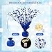 LAIAMER 12 Pack Metallic Foil Spray Centerpiece Star Table Decoration Burst Table Centerpieces for Birthday Graduation Wedding Anniversary Holiday Party Supplies Decor Blue - Image 4