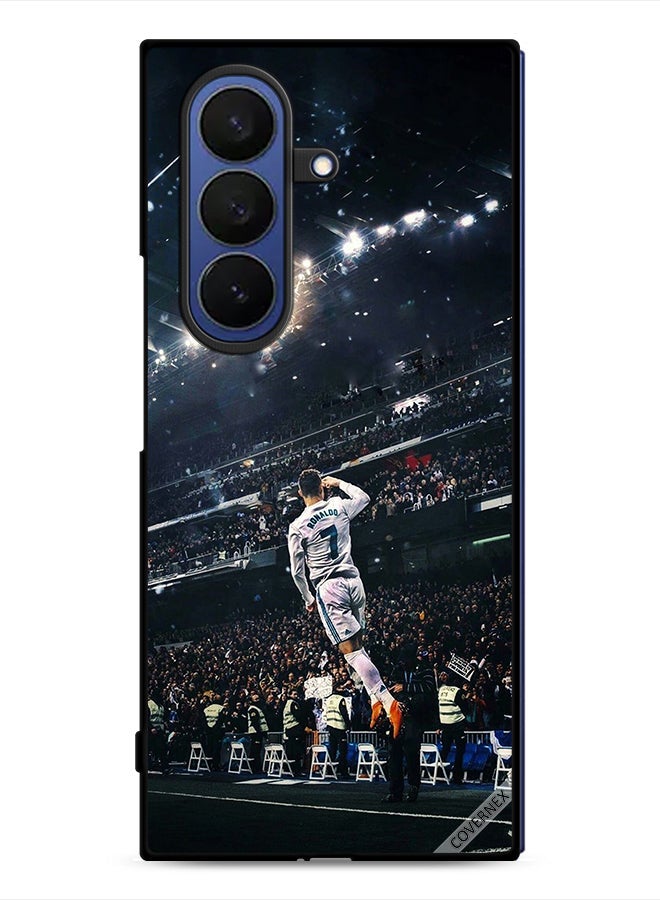 Covernex Samsung Galaxy Z Fold7 Protective Case Cover Ronaldo Flying - Image 1
