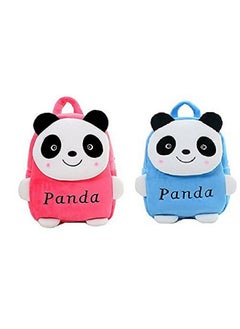 Blue Tree Blue Tree Soft Synthetic Material Panda Cartoon School Bag for Kids, Pack of 2  - Image 1