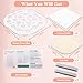 Catcan Microwave Flower Press Kit 4 Layers Quickly Flower Pressing Kit for Adults to Quickly Making Plant Specimens Used for DIY Art Crafts in Nature Plants Flowers8 x 8 inch - Image 4