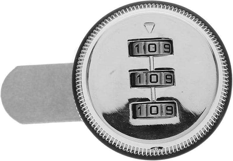 STOBOK قفل صندوق بريد أسود مركب مع قرص كلمة مرور لتخزين آمن وسهل التركيب - Image 2