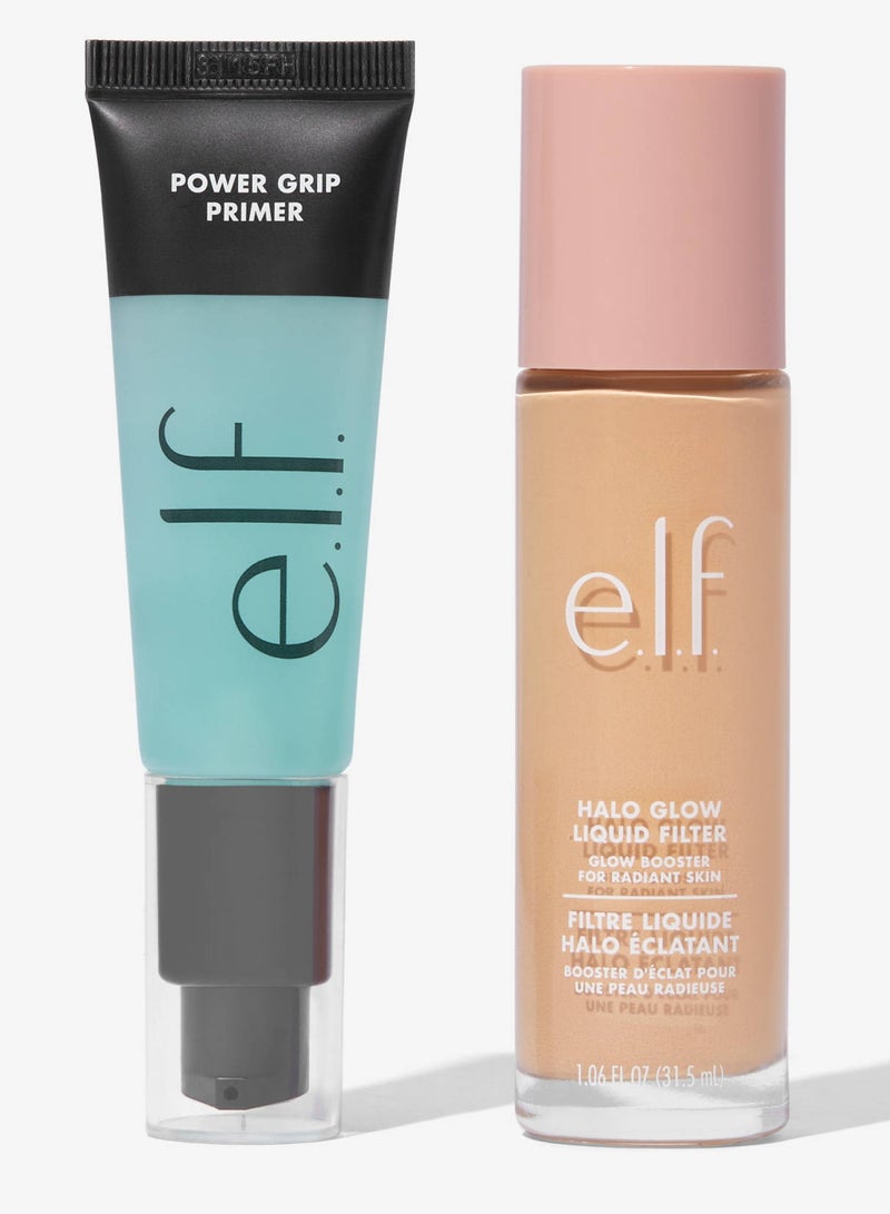elf Halo Glow Liquid Filter 1 Fair & Power Grip Primer