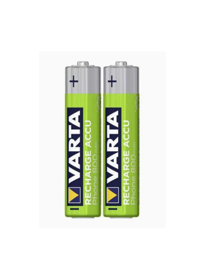 VARTA 2-Piece Rechargeable Battery Set Multicolour - Image 1