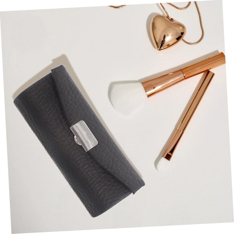 DOITOOL Delicate Lipstick Holder Mirror Small Lipstick Case for Purse Snap Button Women Valentine Day and Special Occasions - Image 4