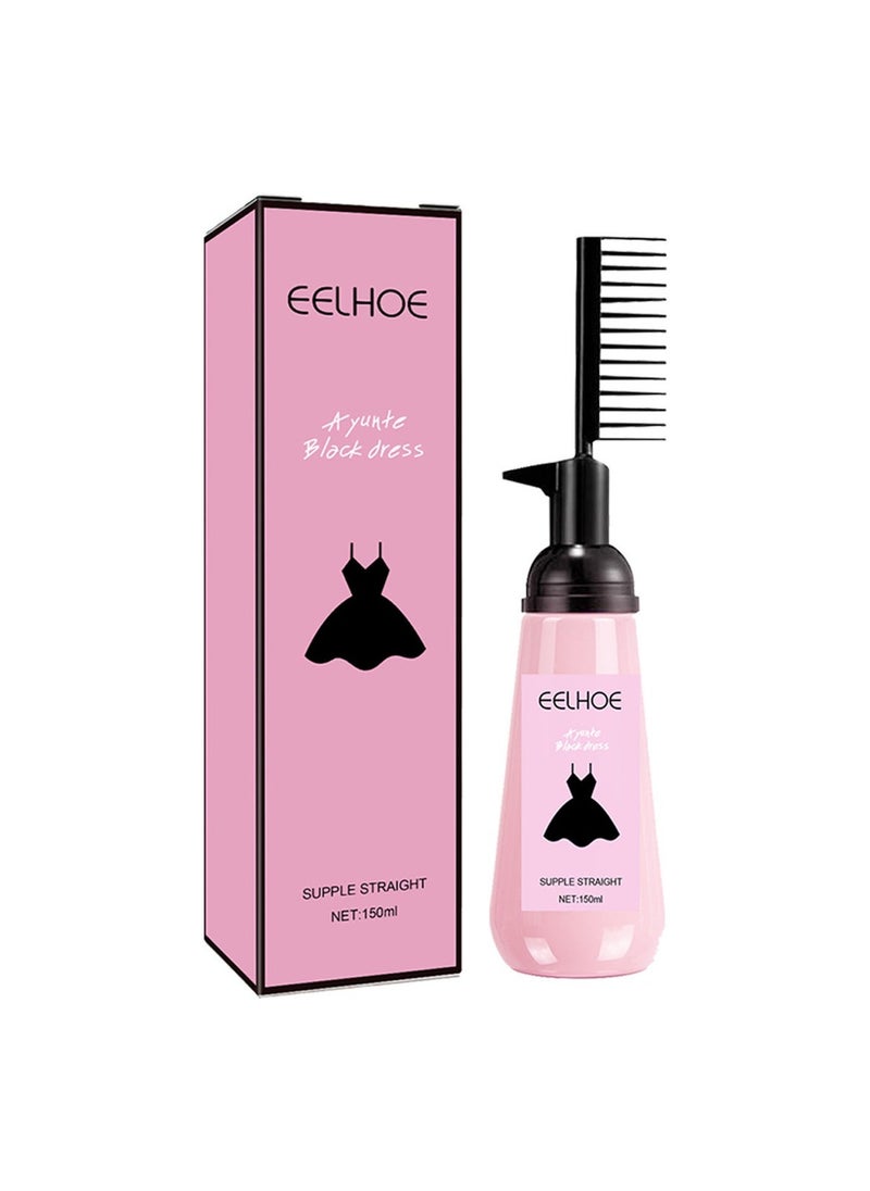 EELHOE 3-Second Hair Straightening Cream, Instant Straight Hair Cream, Keratin Straight Hair Cream, Hair Straightening Treatment for Curly Hair, for All Hair Type 150ml - Image 1