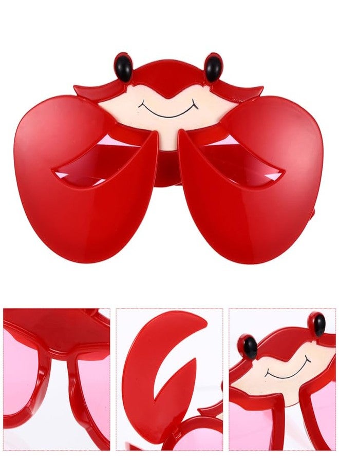 BESTOYARD 12 Pcs Luau Party Funny Sunglasses Crab Tropical Glasses for Hawaiian Luau Party, Beach, Summer, Halloween, Graduation Decorations Beach Photo Booth Props - Image 3