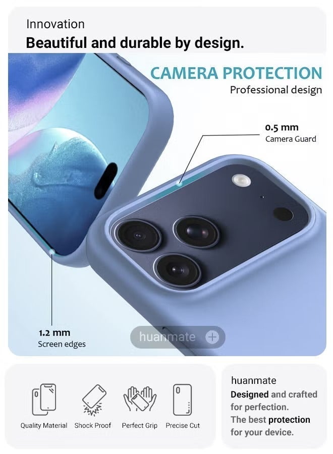 Premium silicone iPhone 17 Pro Max case – Stylish protection with a slim design and soft touch, scratch and slip resistance. Full protection silicone case with a modern design. - Image 4