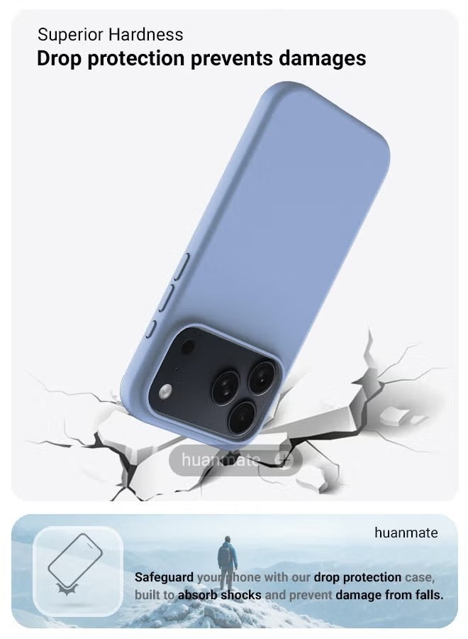 Premium silicone iPhone 17 Pro Max case – Stylish protection with a slim design and soft touch, scratch and slip resistance. Full protection silicone case with a modern design. - Image 3
