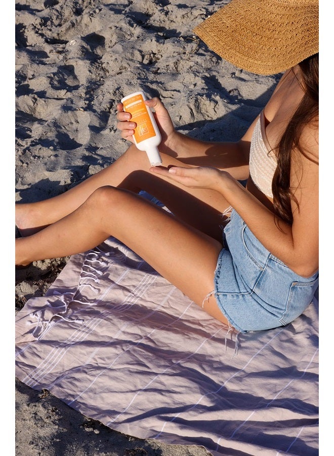 Absolutely Natural لوشن واقي من الشمس معدني SPF 30 مع زيت وردة المسك، خالي من القسوة وآمن للشعاب المرجانية، مصنوع في الولايات المتحدة - Image 3