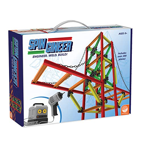 MindWare SpinGineer Engineering Activity for Kids Ages 8 Up Includes Over 200 Pieces - Image 1