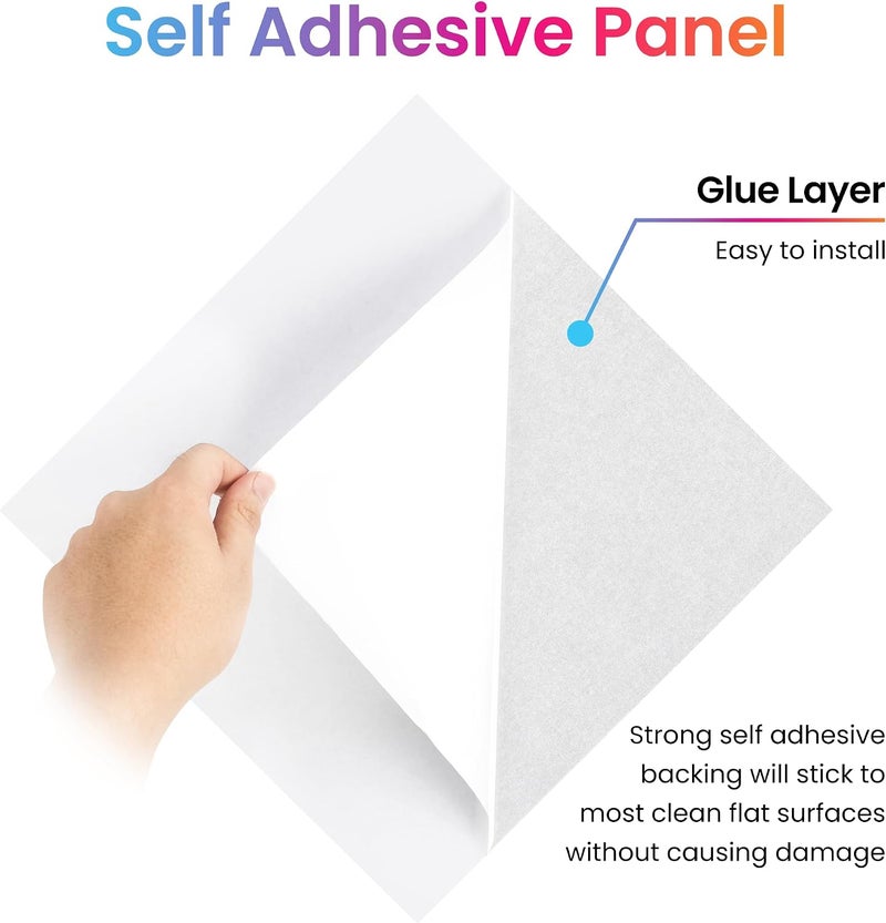 Fstop Labs 0.4" X 12" X 12" Acoustic Foam Panels, Sound Absorbing Panel, Beveled Edge Tiles Soundproof Foam Insulation, Soundproof Wall Panels - Image 2